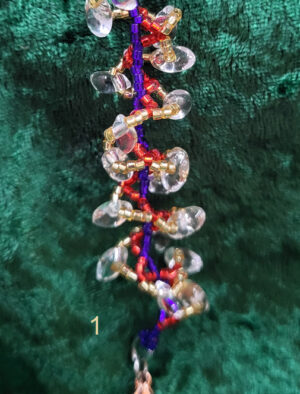 BeadedRuffle1 Beaded Ruffle Bracelets