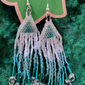 Winterfall Brick Stitch Earrings