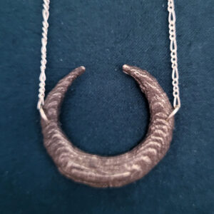 Cuttlebone Moon Necklace