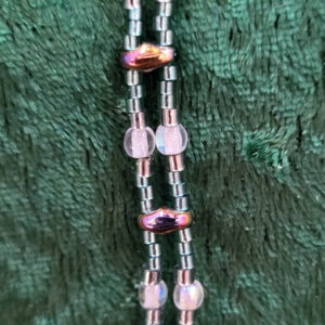 GemDuo Stranded Bracelet - Teal and Purple