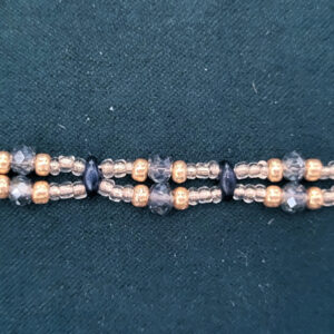 GemDuo Stranded Choker - Blue and Gold