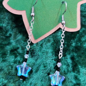 Glass Aurora Star Dangles