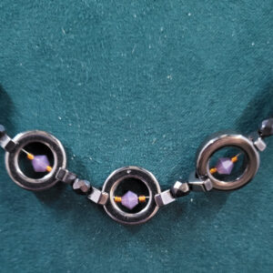 Hematite Ring Necklace