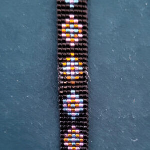 Diamond and Black Woven Choker